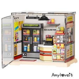 Make It Miniature Super Creator Convenience Store DIY Plastic Miniature Kit #85